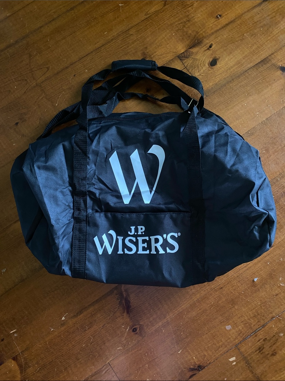 Wiser’s Branded Black Duffel Bag